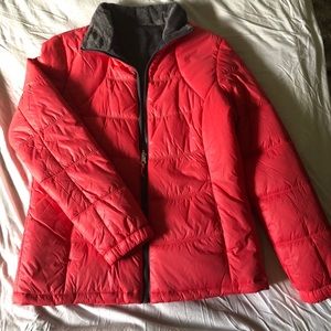 Pink & Grey Puffer Jacket